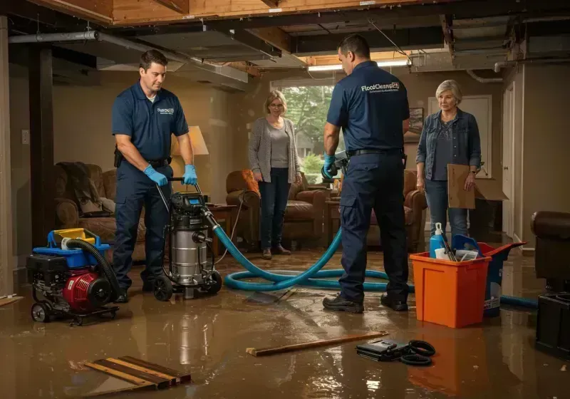 Basement Water Extraction and Removal Techniques process in Timberwood Park, TX